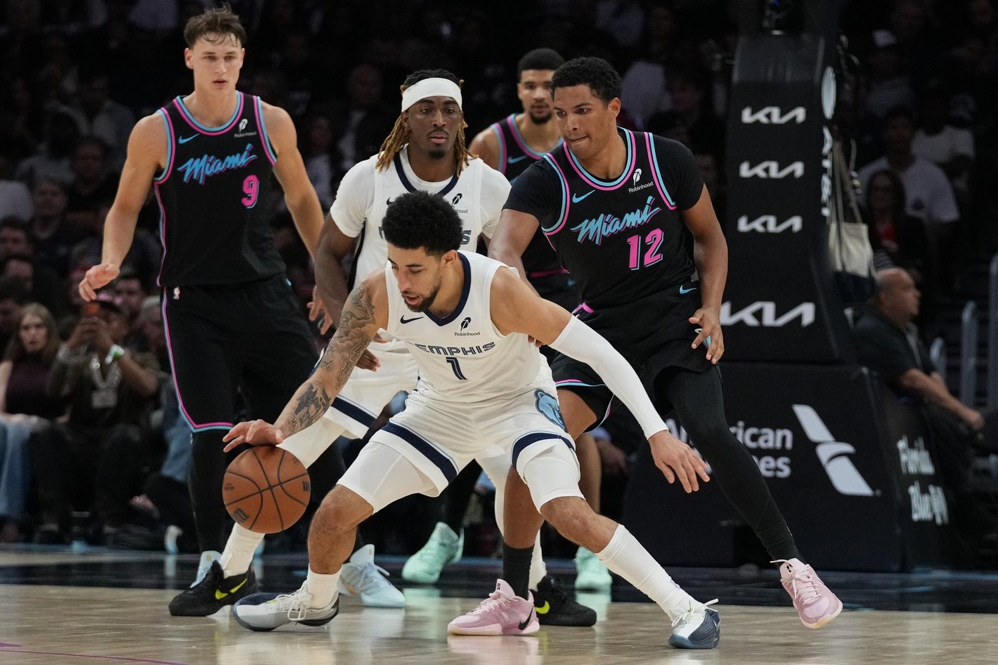 Grizzlies Heat Basketball